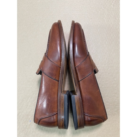 Allen Edmonds Randolph Men\'s Size 9.5 D Penny Loafer Brown Leather